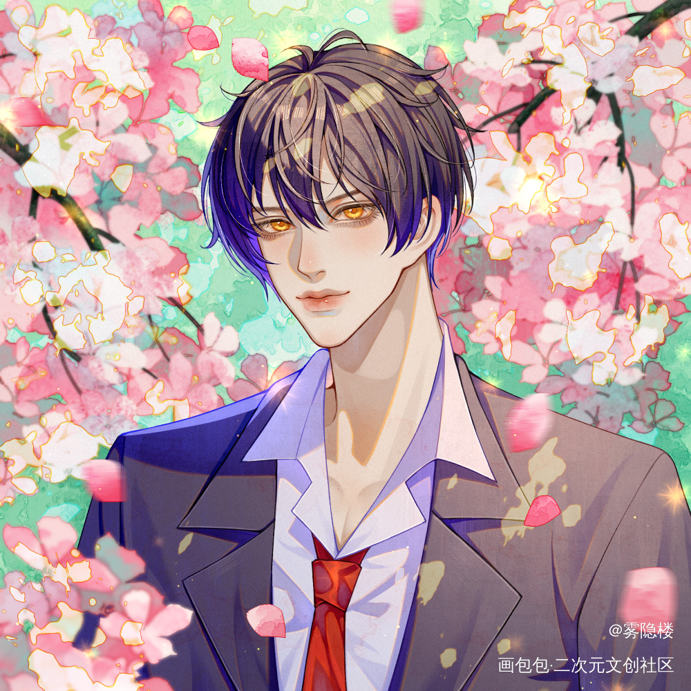 江停～_破云江停花破云by淮上淮上绘画作品