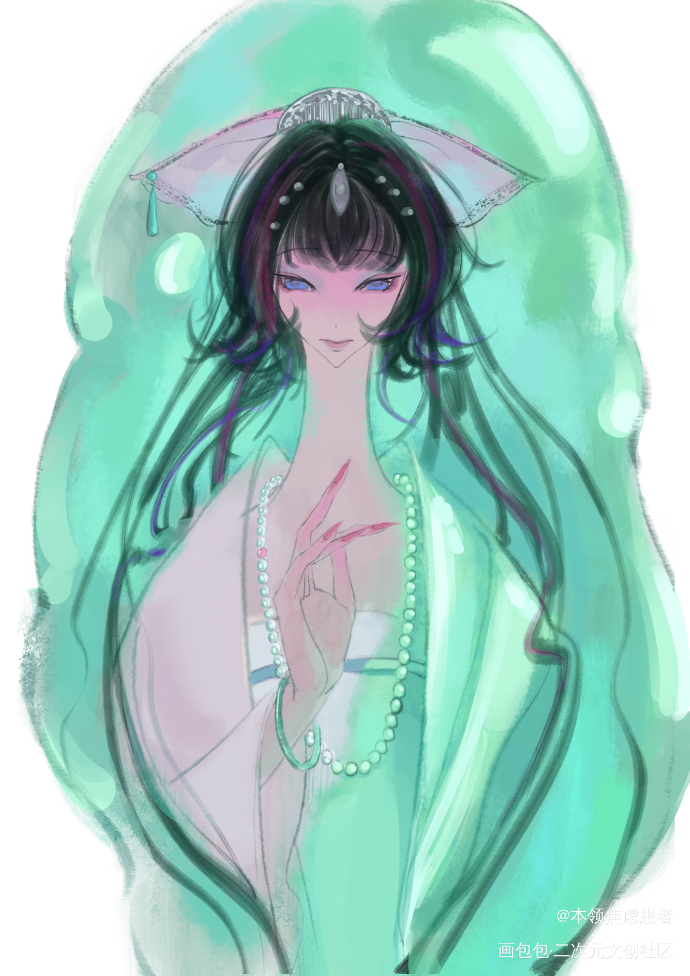 玉琢（恩菲尔我的老婆，我亲亲亲亲亲）_绘画作品