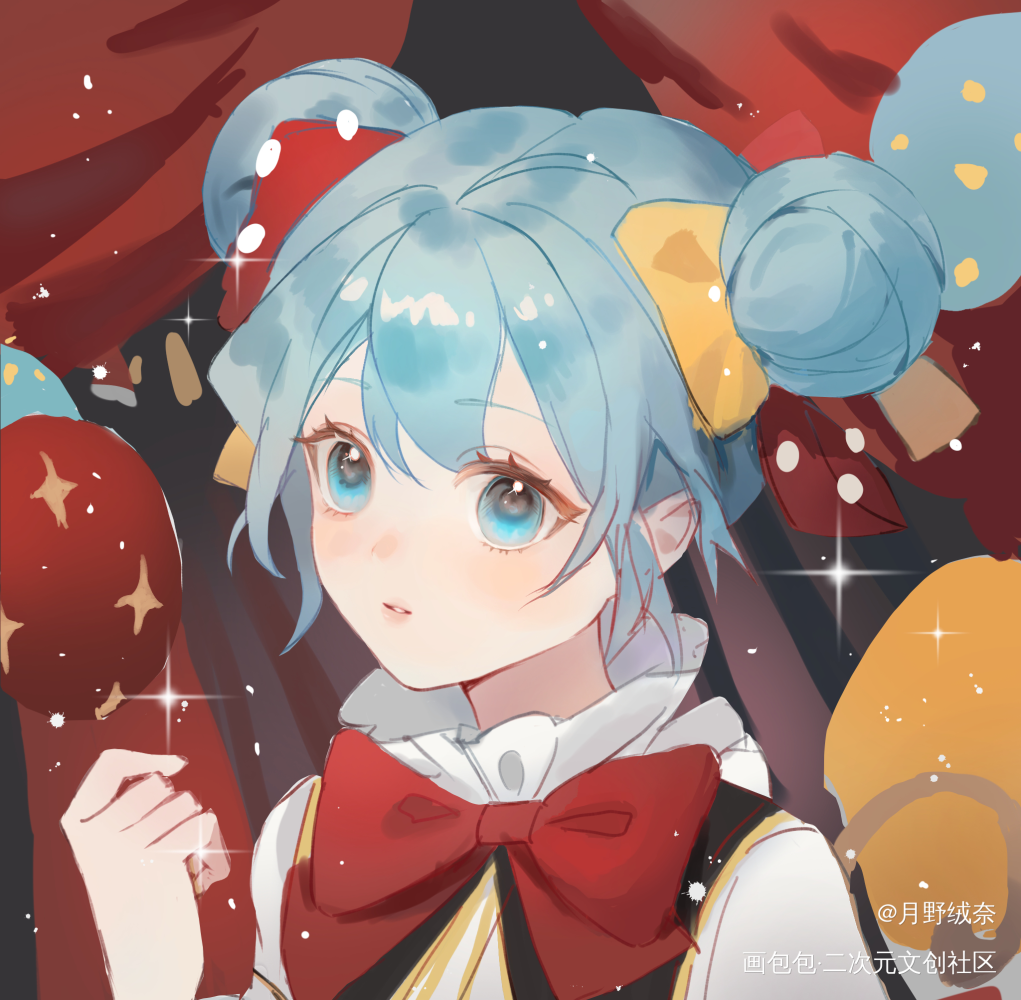 fufu真的有点难画_人物练习可爱oc绘画作品