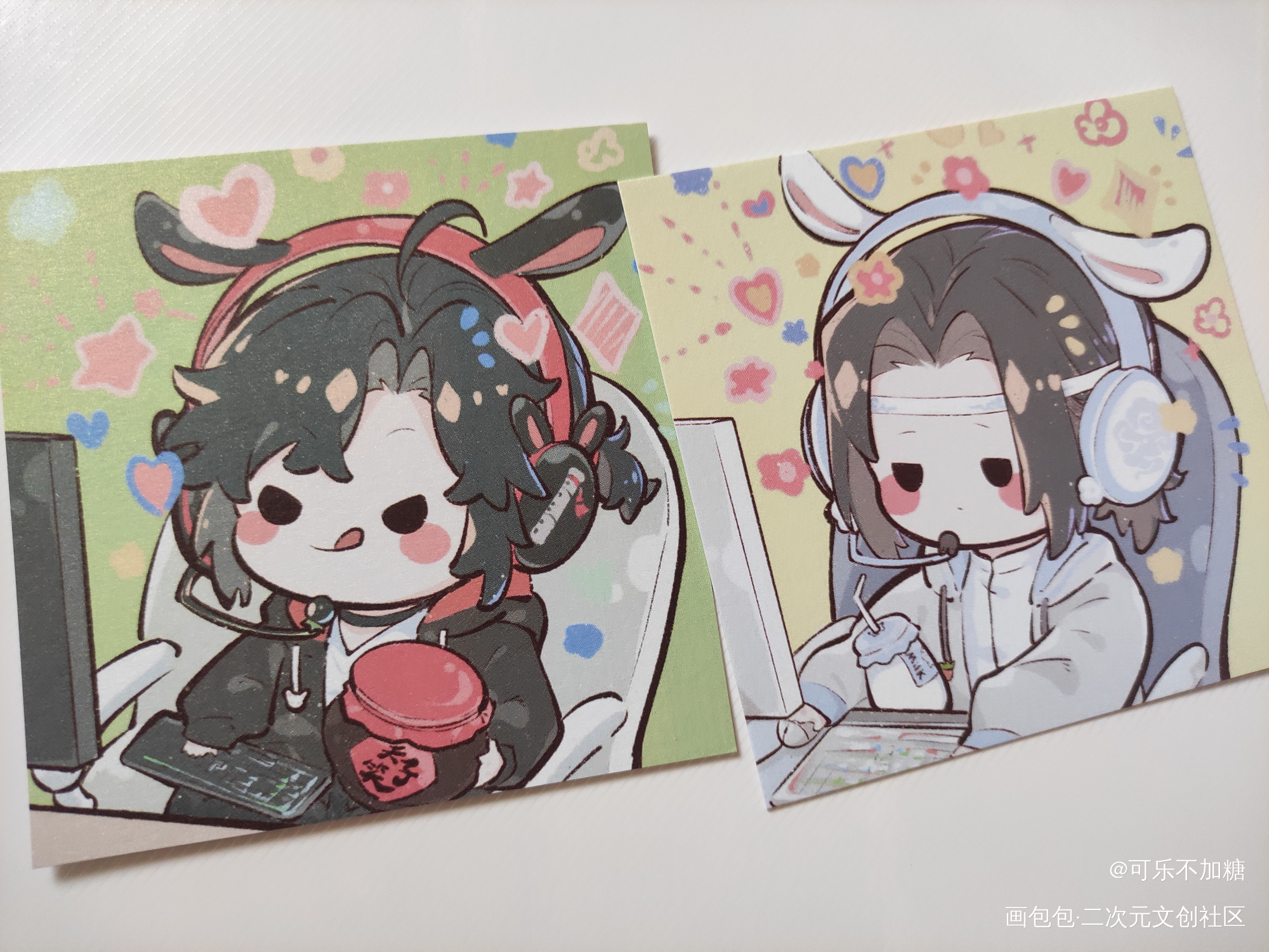 小情侣_魔道祖师授权返图魏无羡·魔道祖师绘画作品