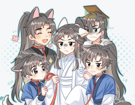 师尊和他的小狗保镖们🥺_绘画作品