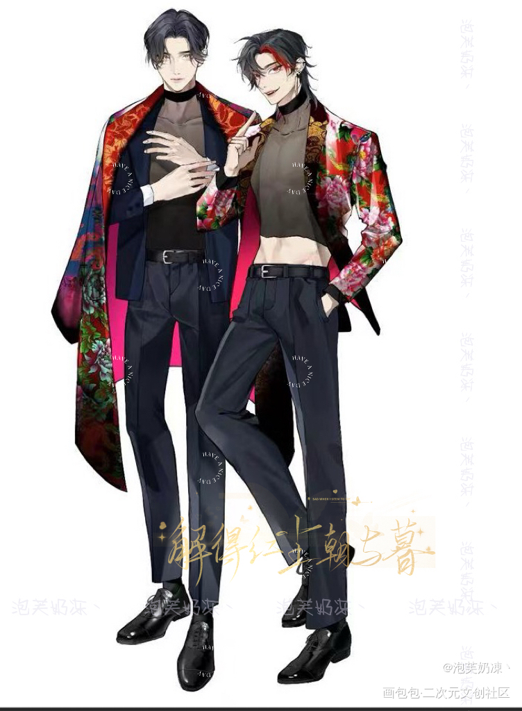 忘羡，之潮流东北大花_魔道祖师绘画作品