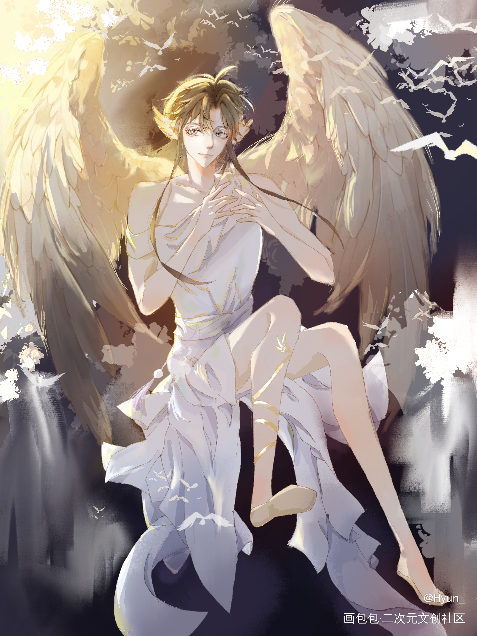 _魔道祖师魏无羡·魔道祖师板绘涂摸鱼页绘画作品