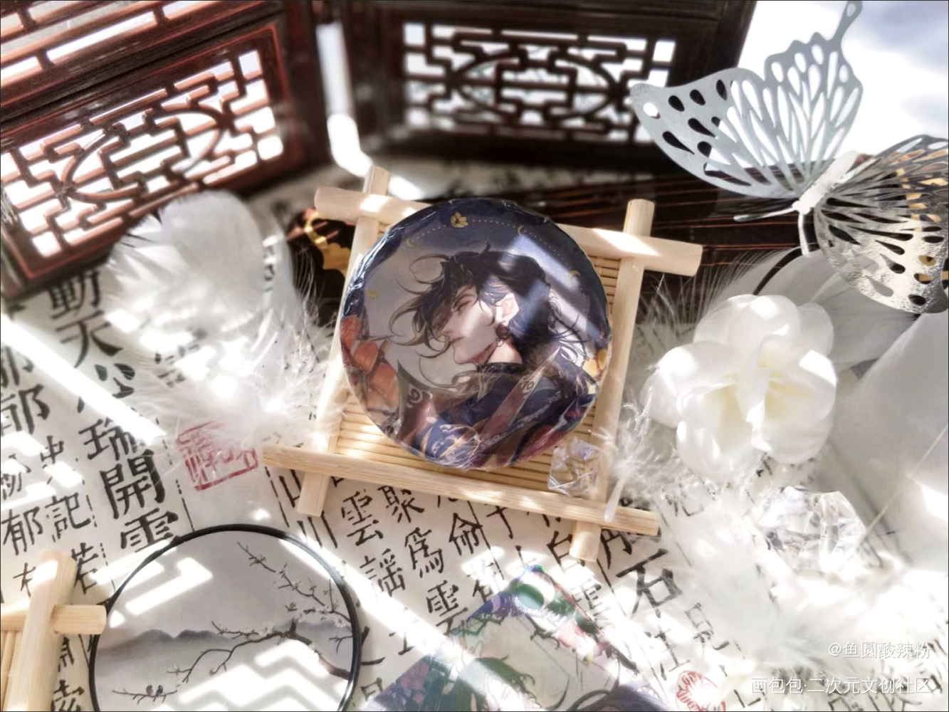 _天官赐福谷美分享花城·天官赐福谢怜·天官赐福绘画作品