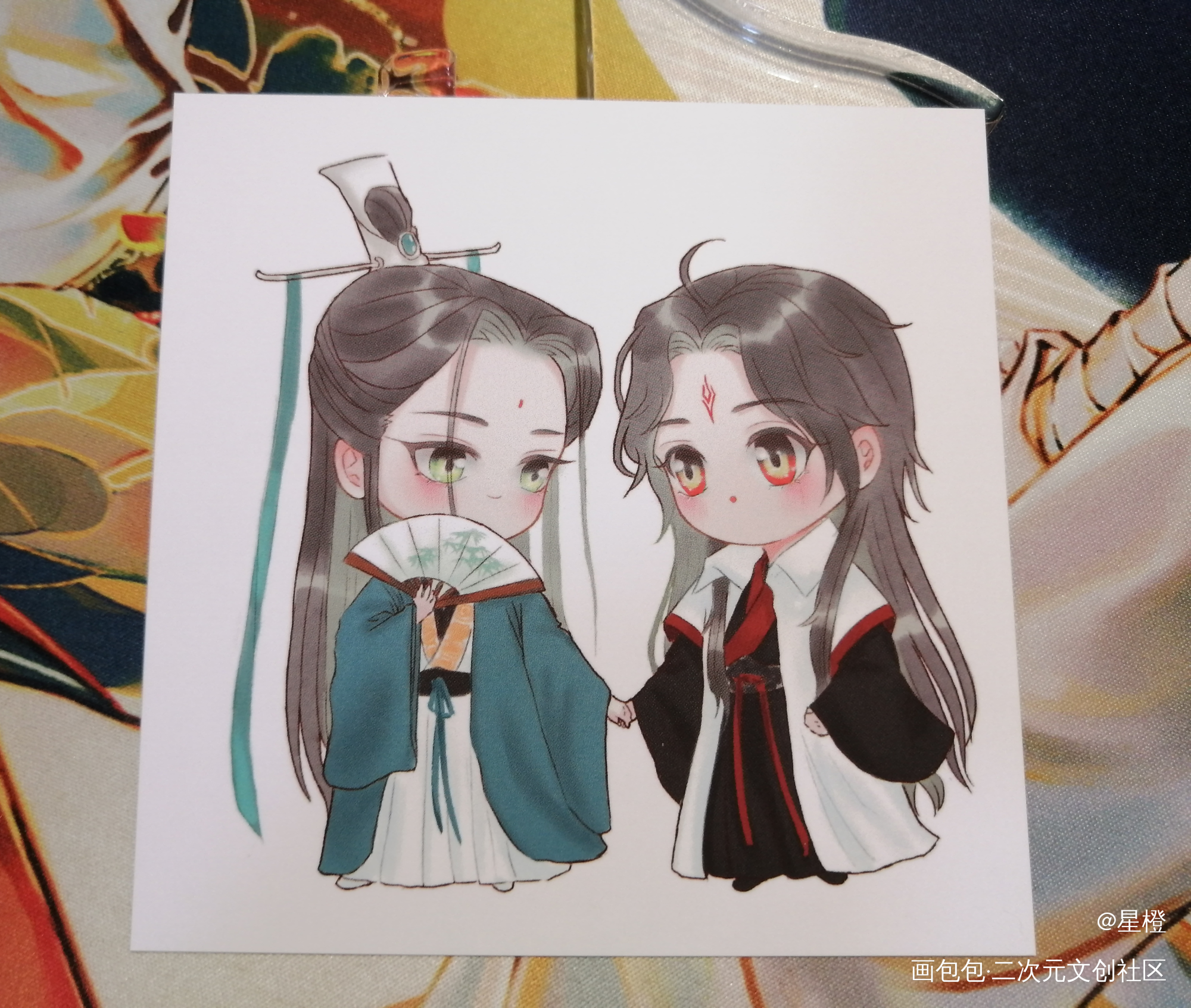 好可爱~！🥰_无料返图冰秋花怜忘羡绘画作品