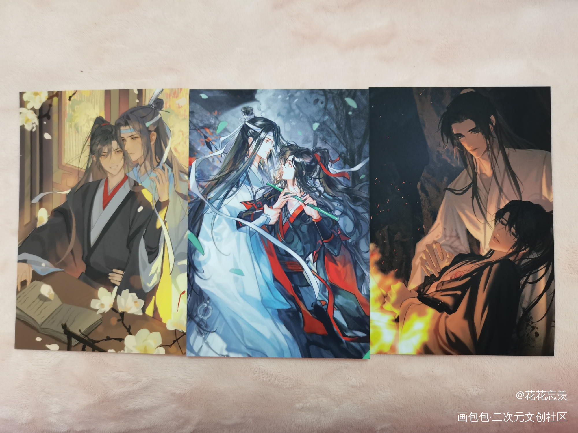 _天官赐福魔道祖师无料返图绘画作品