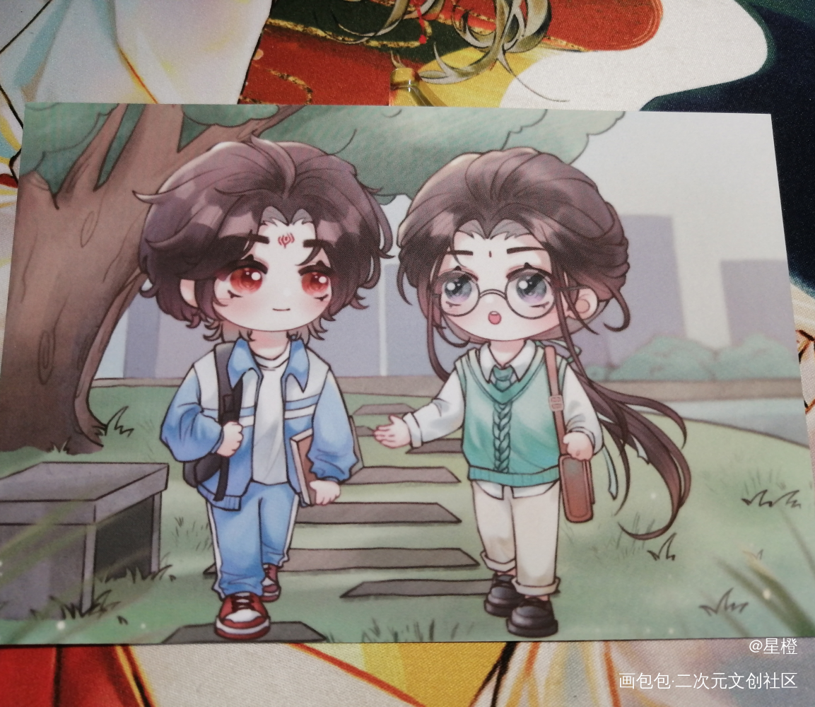 好可爱~！🥰_无料返图冰秋花怜忘羡绘画作品