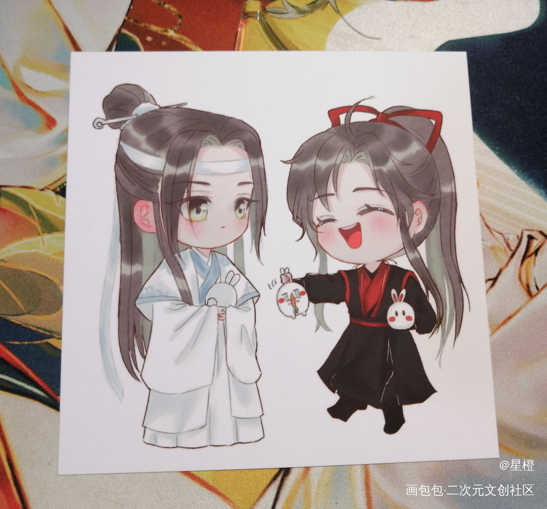 好可爱~！🥰_无料返图冰秋花怜忘羡绘画作品