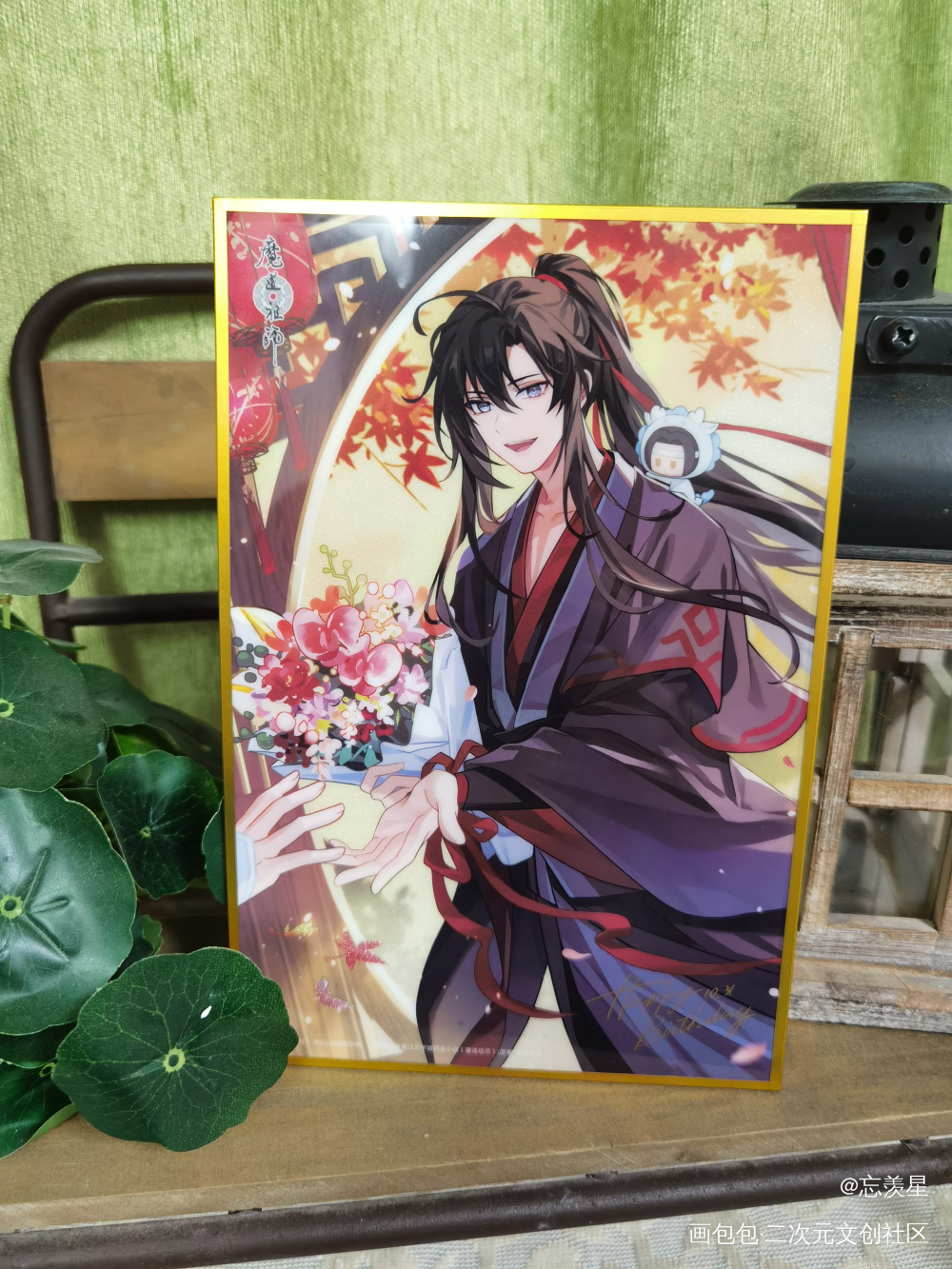 蓝湛，带我回家去_魔道祖师随手记录春日碎片蓝忘机·魔道祖师魏无羡·魔道祖师绘画作品