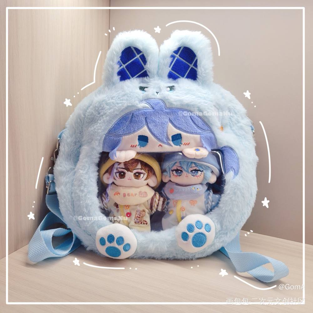 扎扎痛包_蒙兔宝包高质量美谷绘画作品
