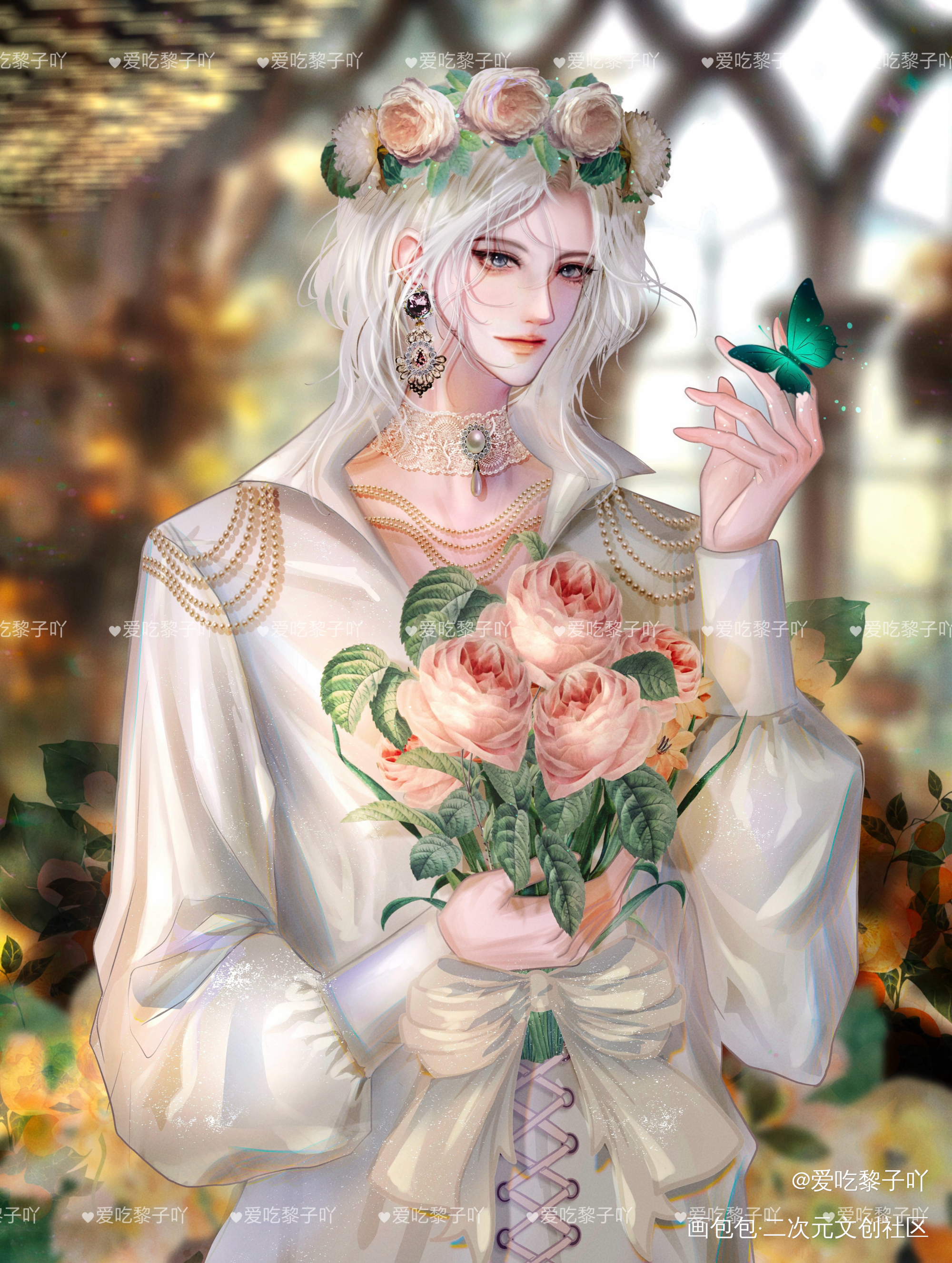 花仙子阿黎😻_谁把谁当真188男团黎朔绘画作品