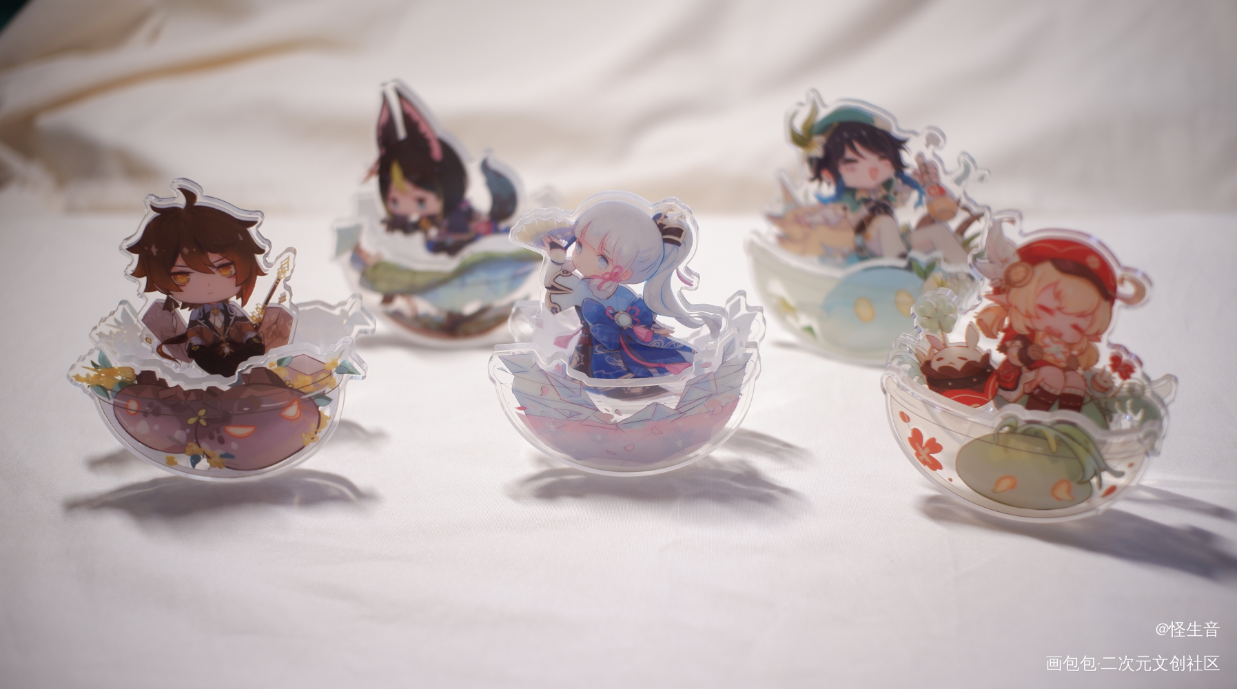 发一发周边实物图_原神绘画作品