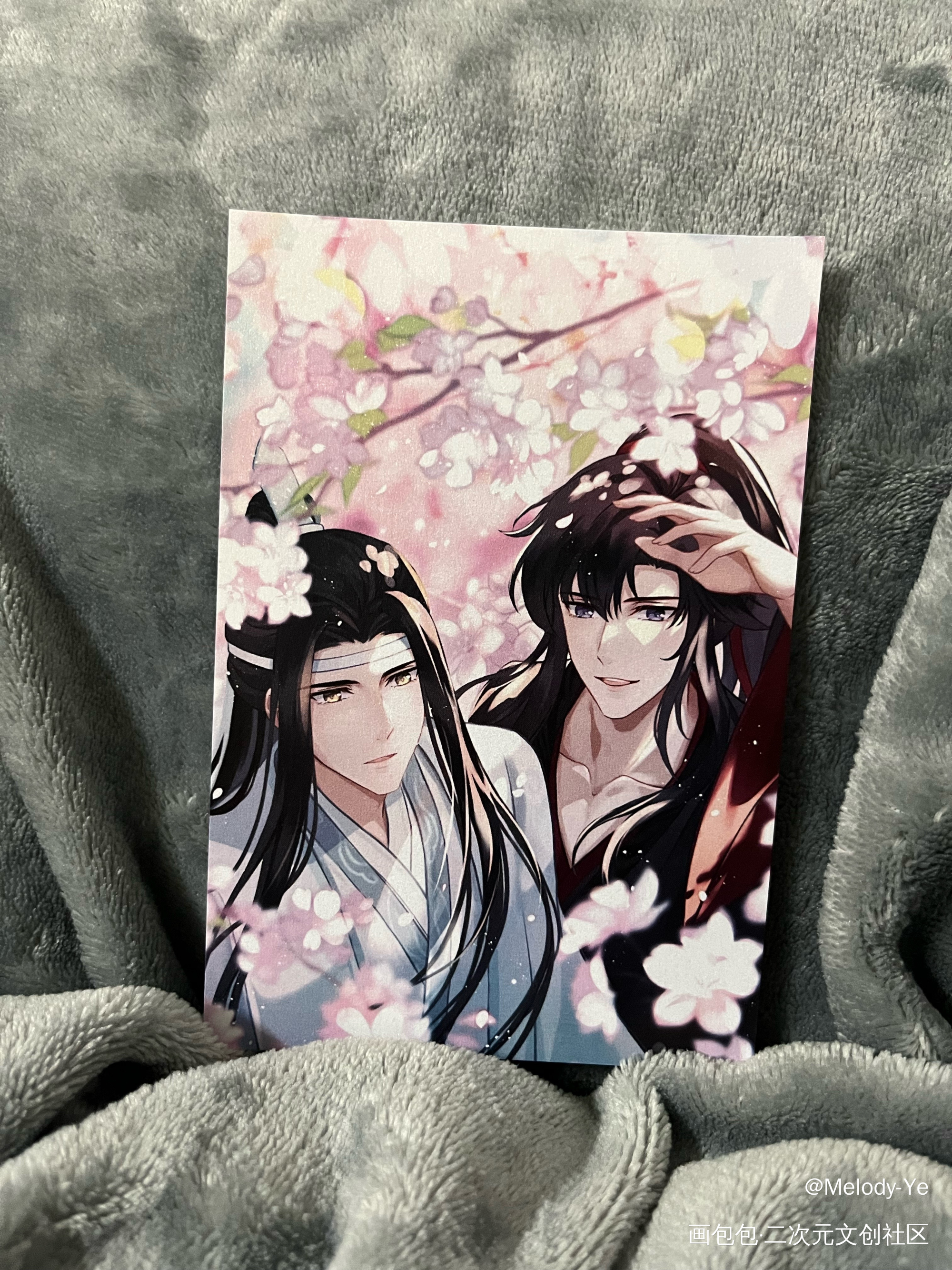蓝忘机魏无羡天生一对_魔道祖师无料返图蓝忘机·魔道祖师魏无羡·魔道祖师绘画作品