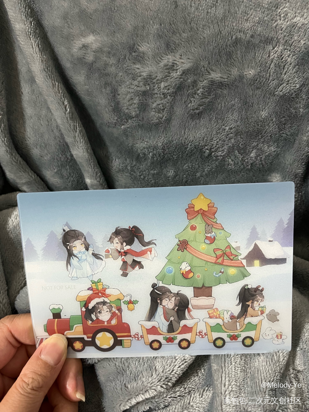 #忘羡圣诞快乐🎄#_魔道祖师无料返图蓝忘机·魔道祖师魏无羡·魔道祖师绘画作品