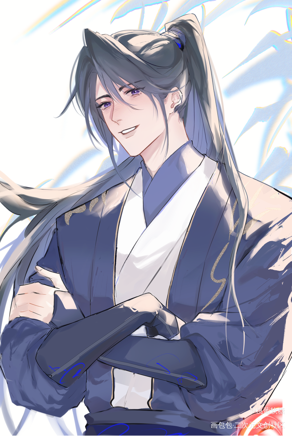 墨燃生日快乐_二哈和他的白猫师尊墨燃绘画作品