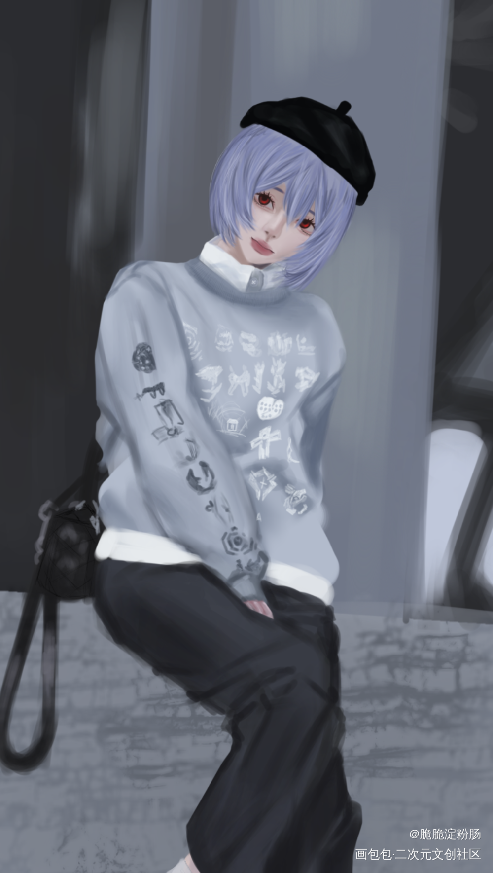 我推_摸鱼页绘画作品