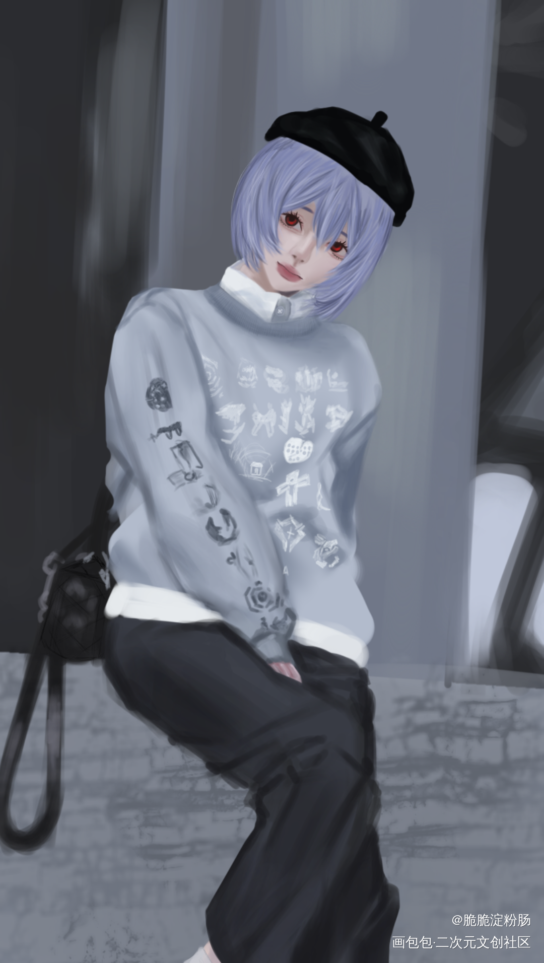 我推_摸鱼页绘画作品