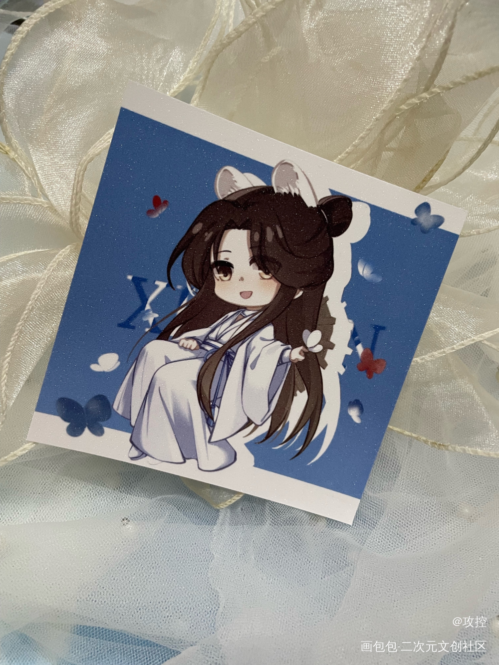 _魔道祖师甜蜜踏青无料返图绘画作品