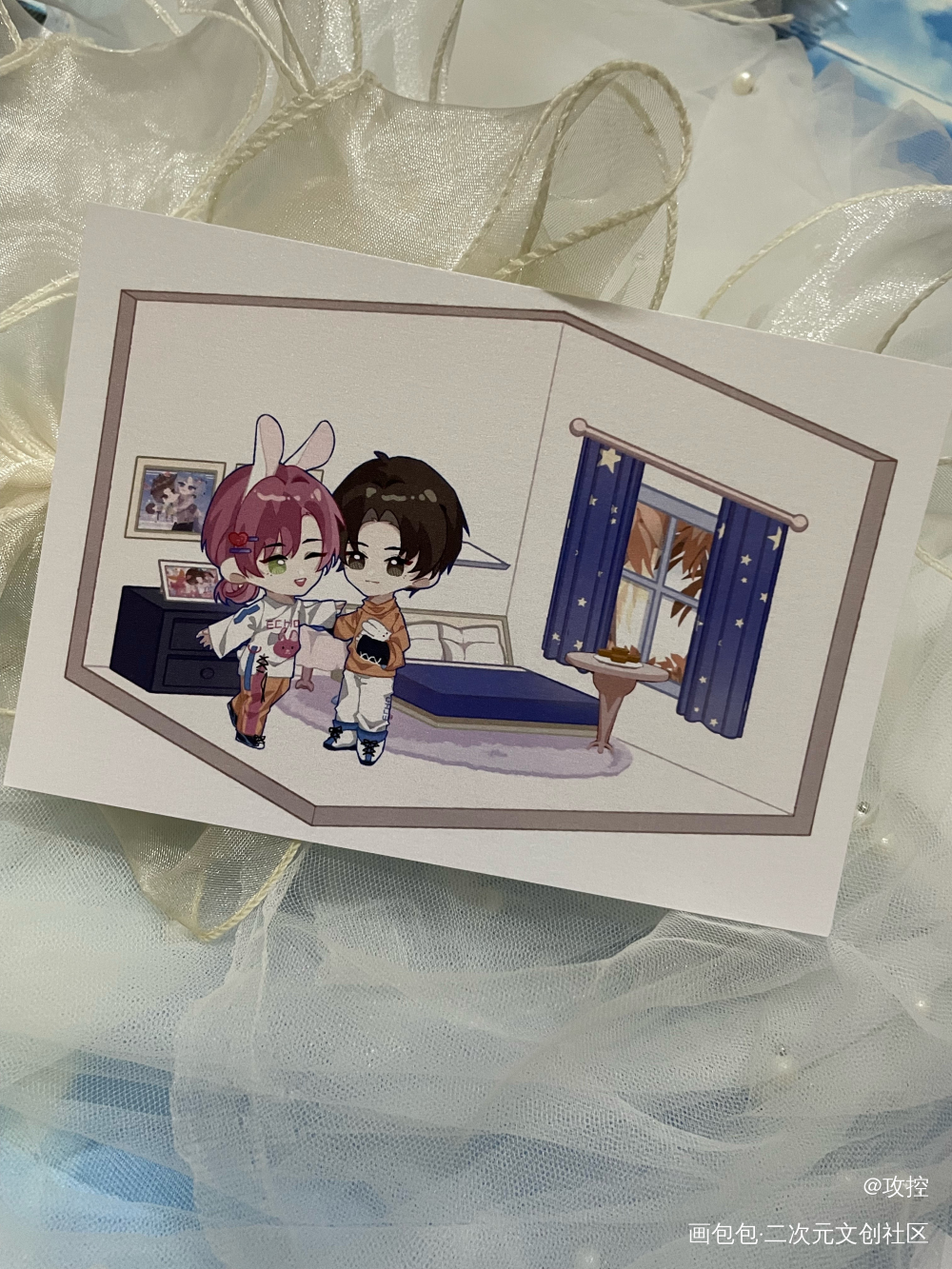 _谁把谁当真甜蜜踏青无料返图绘画作品
