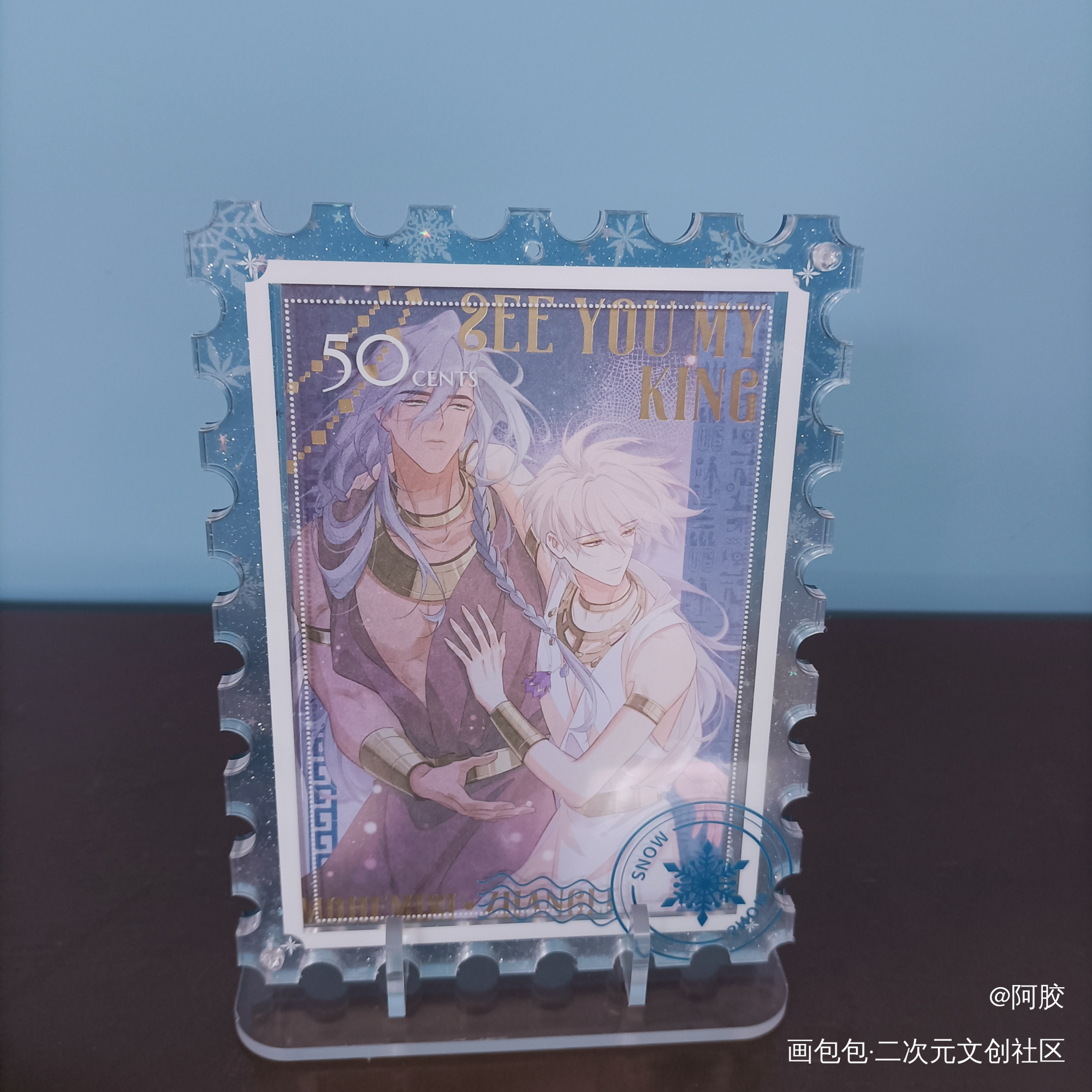 靛蓝色更好看点_谷美分享绘画作品