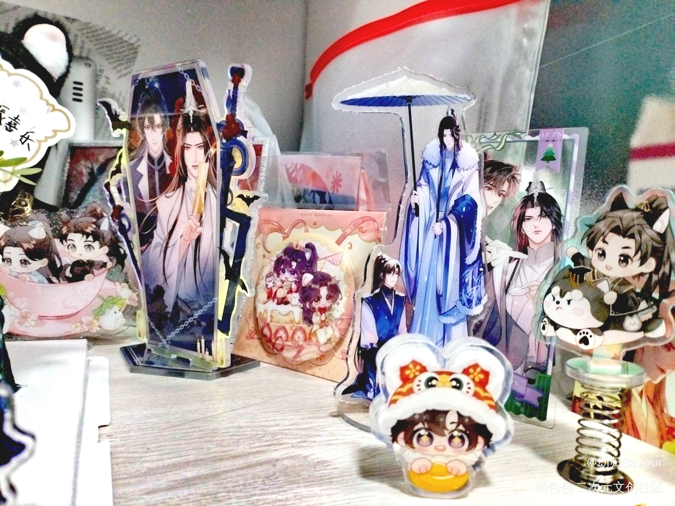 【二哈和他的白猫师尊】墨燃生辰喜乐！_二哈和他的白猫师尊燃晚墨燃楚晚宁绘画作品
