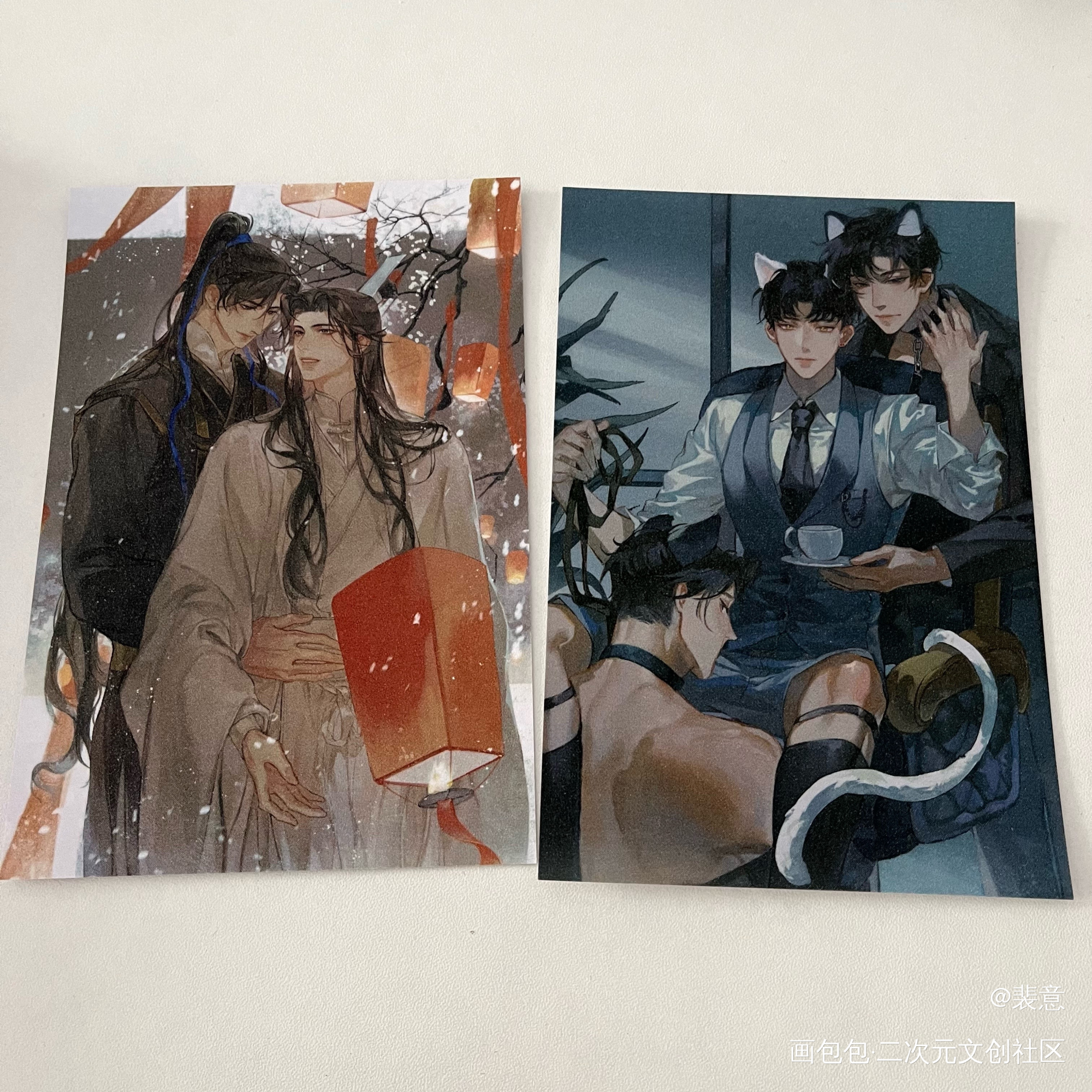 _二哈和他的白猫师尊无料返图绘画作品