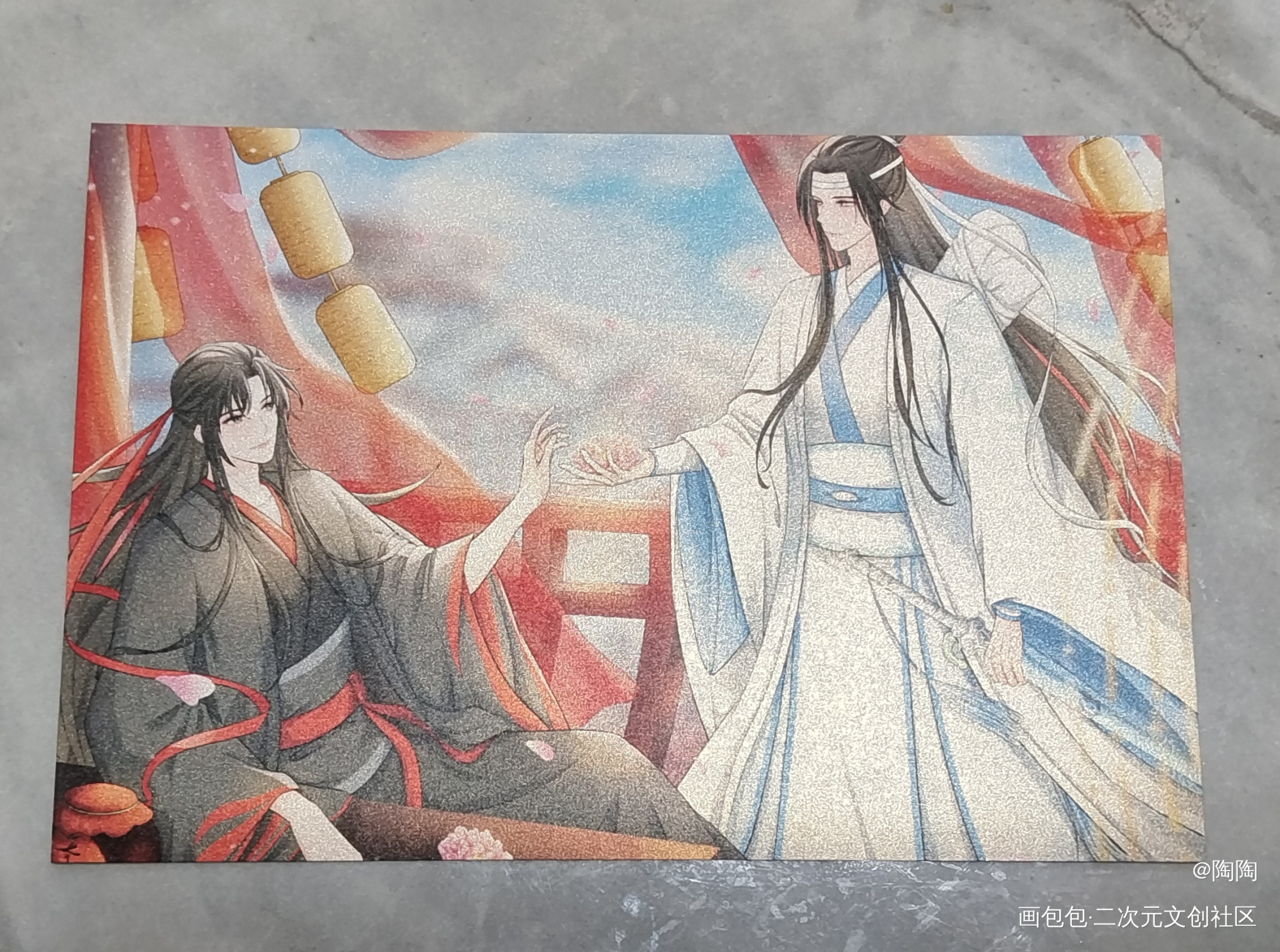 _魔道祖师无料返图绘画作品