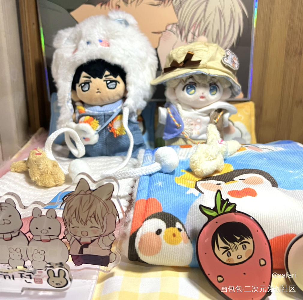 不行我要多炫耀一遍！_高质量美谷谷美棉花娃娃绘画作品