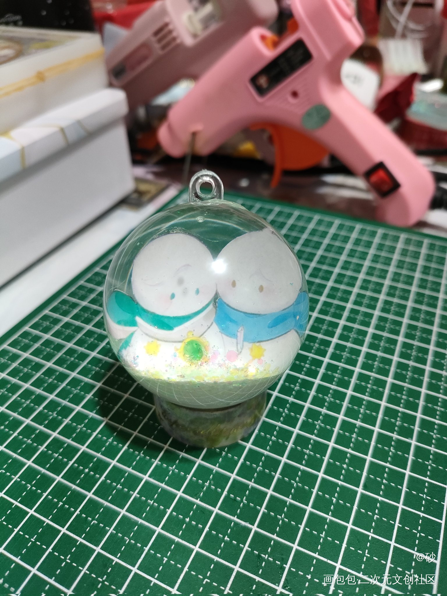 半夜就是有動力做酷東西，流沙球球好好玩_手作娘高质量美谷绘画作品