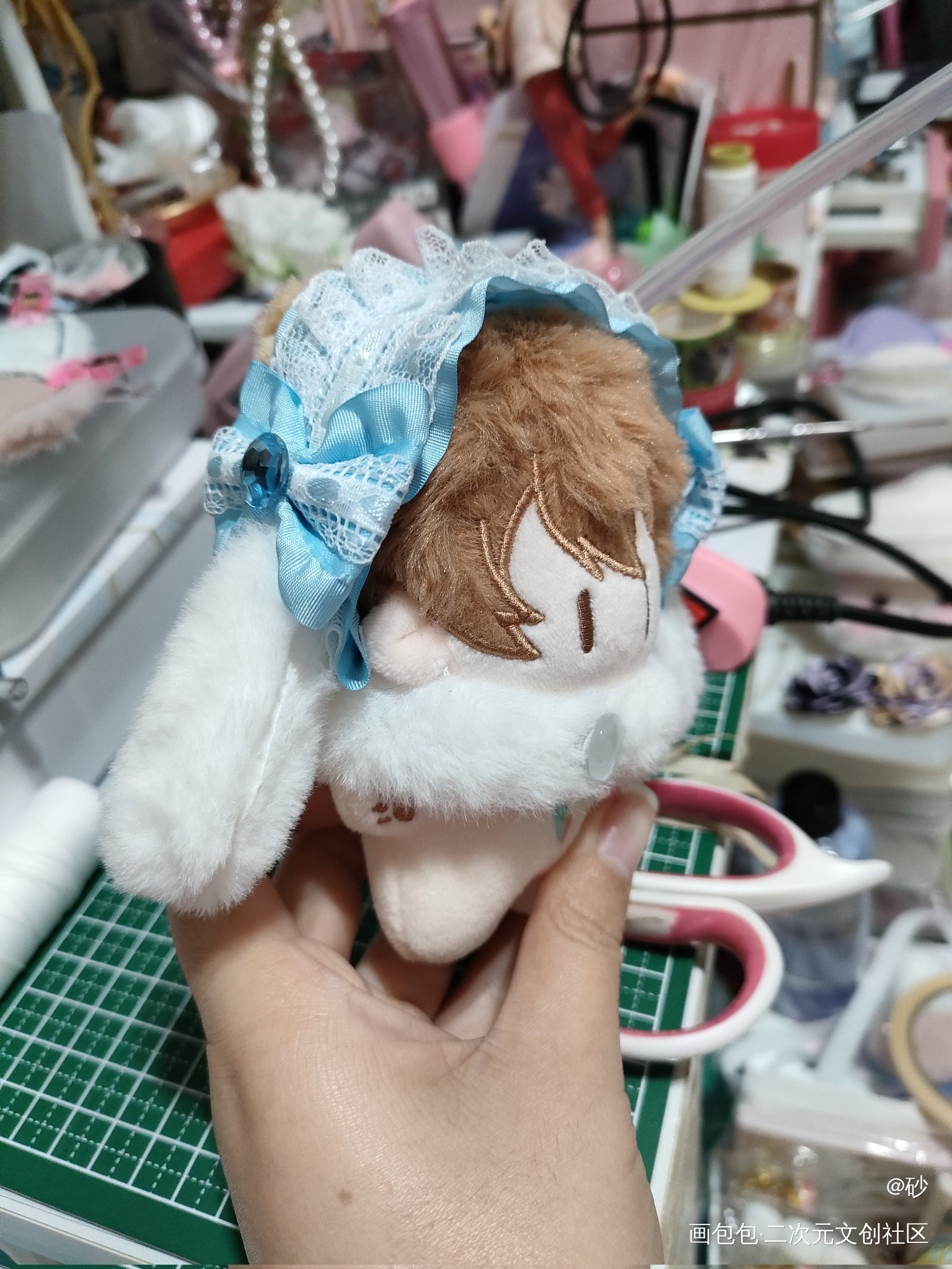垂耳兔兔跟貓貓伊得！！！！_手作娘高质量美谷绘画作品