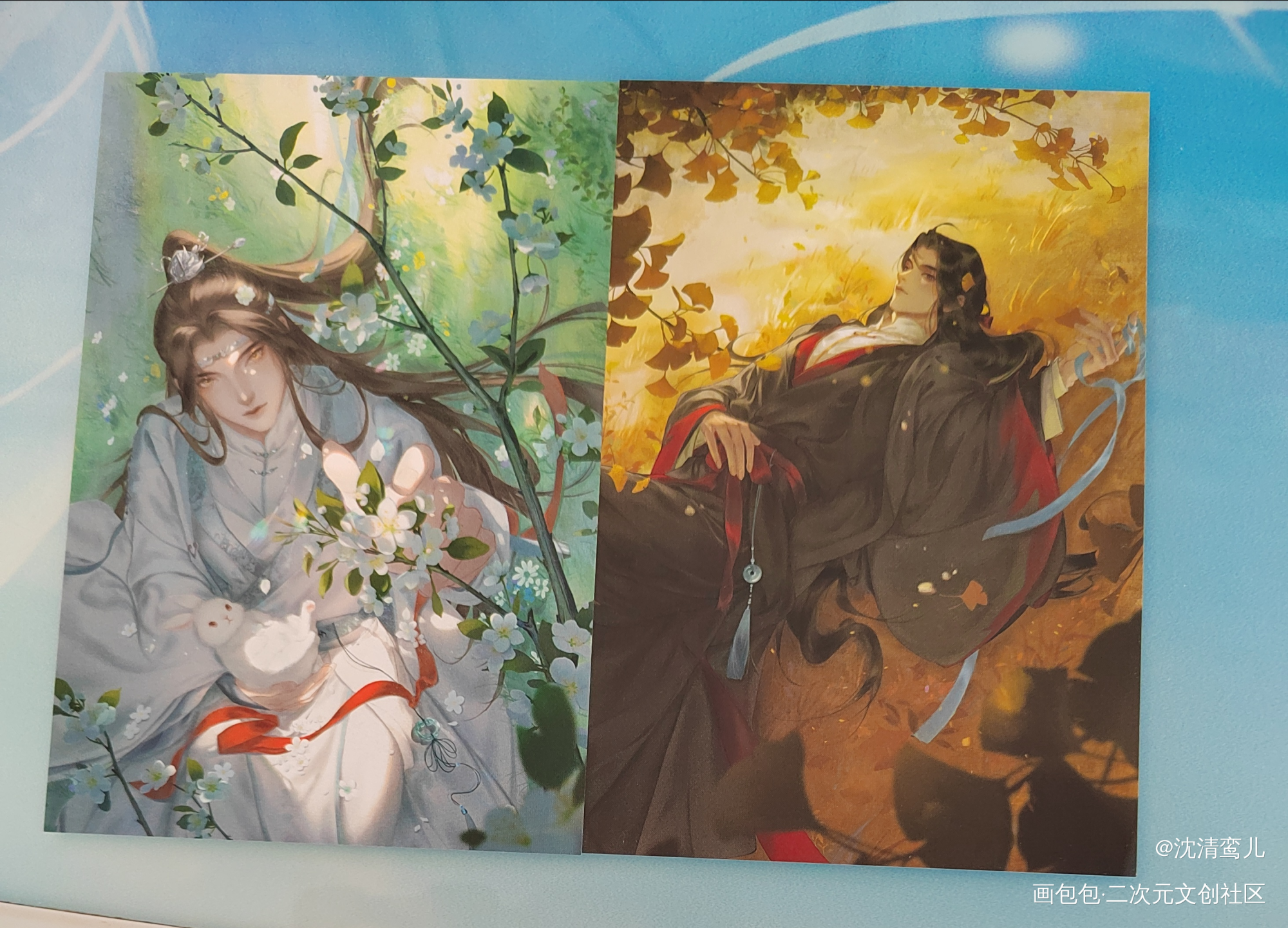 忘羡_魔道祖师日常碎碎念蓝忘机·魔道祖师魏无羡·魔道祖师绘画作品