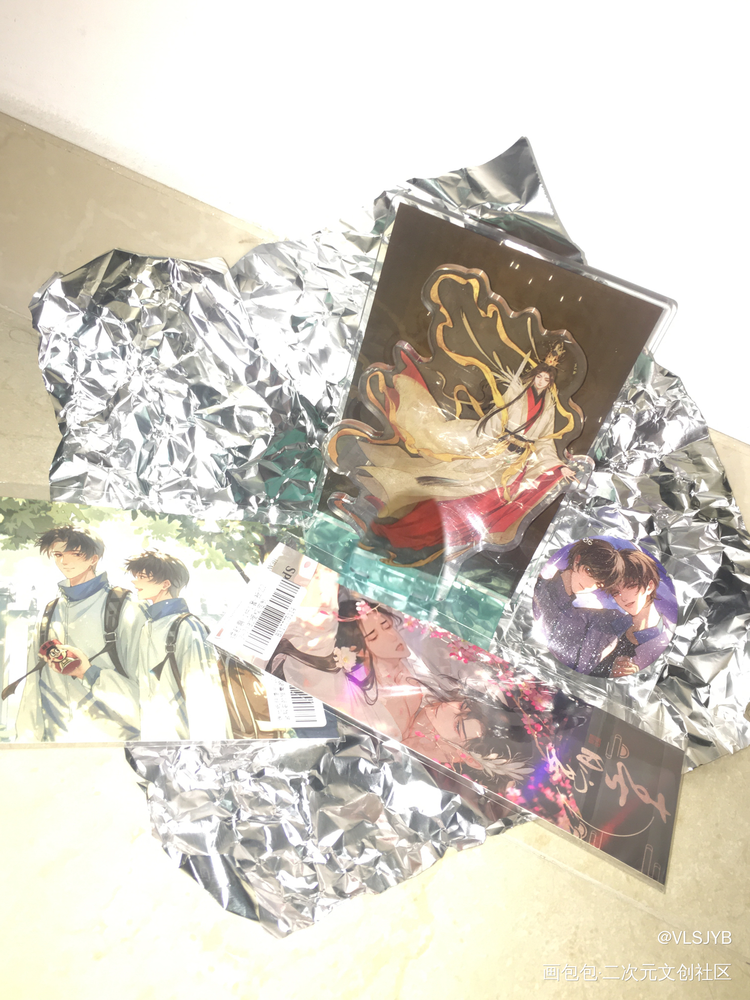 _天官赐福某某站外返图绘画作品