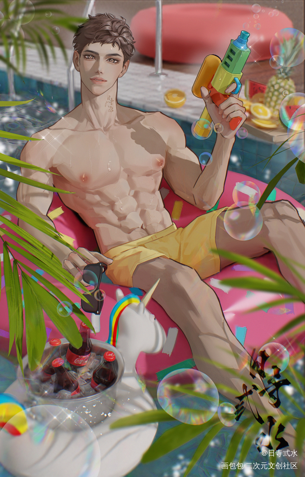 白新羽_小白杨188男团绘画作品