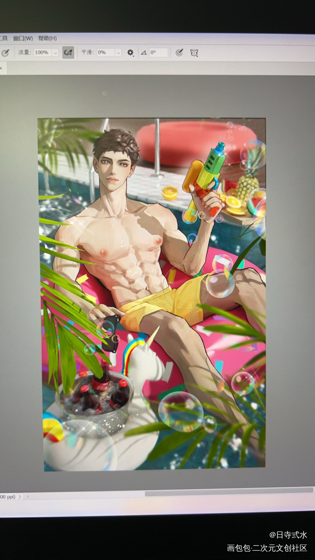 白新羽_小白杨188男团绘画作品