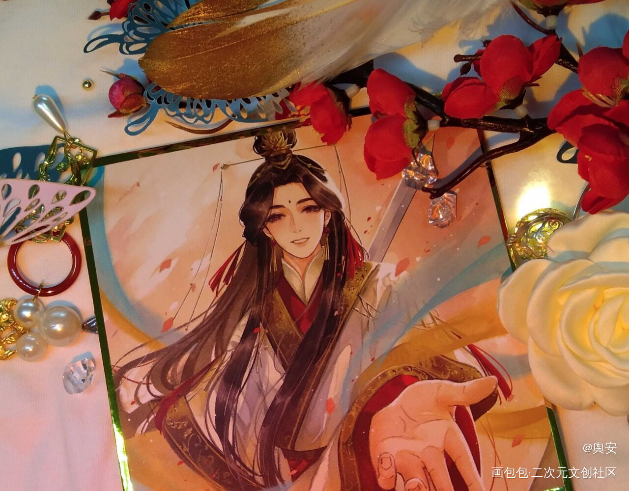 _天官赐福绘画作品