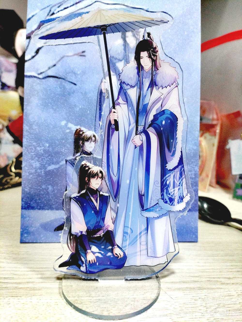 【二哈和他的白猫师尊】燃晚_二哈和他的白猫师尊燃晚墨燃楚晚宁绘画作品