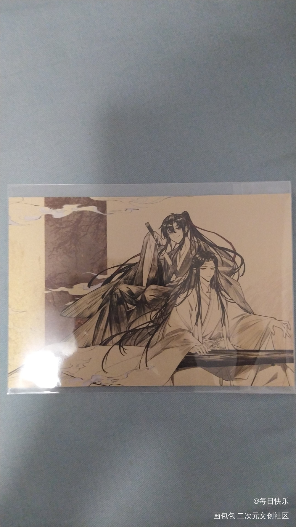 _魔道祖师授权返图日常碎碎念蓝忘机·魔道祖师魏无羡·魔道祖师绘画作品