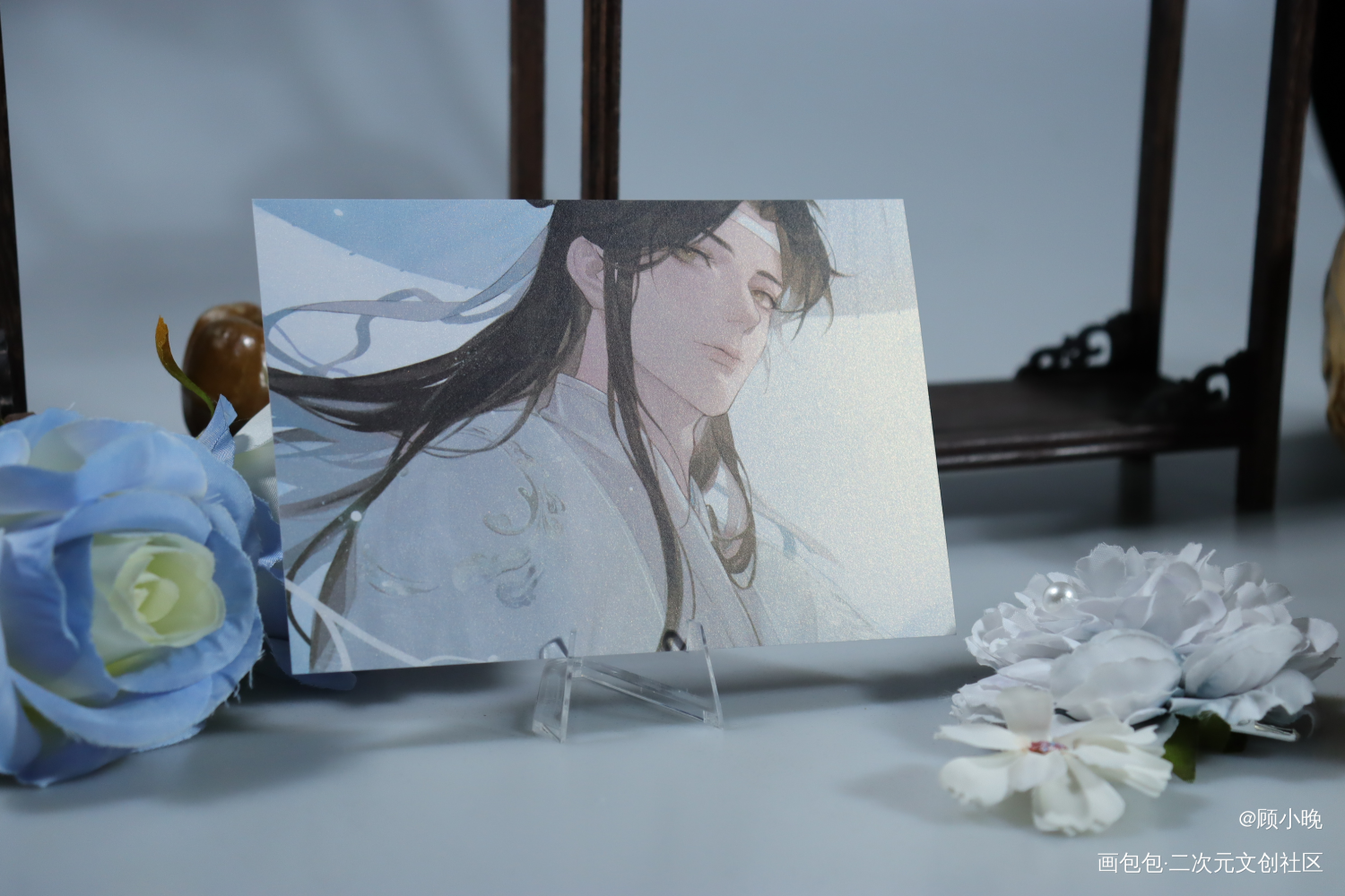 淡漠疏离的清冷忘机！_魔道祖师谷美分享授权返图蓝忘机·魔道祖师蓝忘机古风墨香铜臭绘画作品