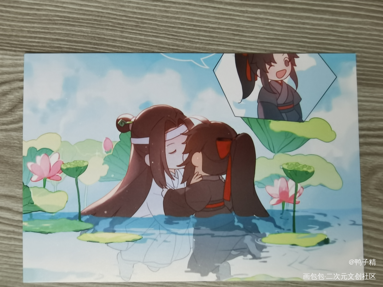 _魔道祖师授权返图蓝忘机魏无羡绘画作品