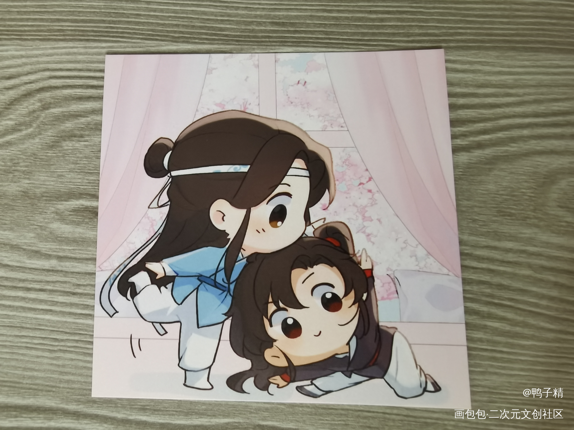 _魔道祖师授权返图蓝忘机魏无羡绘画作品