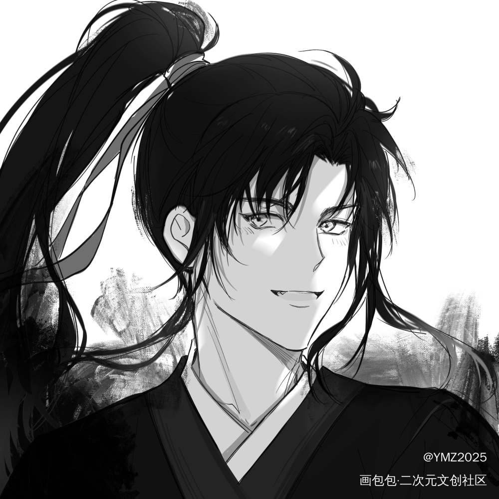 墨家三宝头像_天官赐福魔道祖师渣反绘画作品