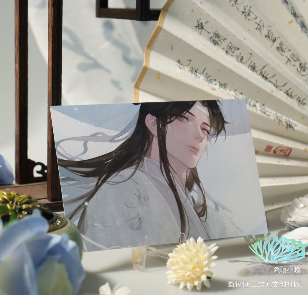 淡漠疏离的清冷忘机！_魔道祖师谷美分享授权返图蓝忘机·魔道祖师蓝忘机古风墨香铜臭绘画作品