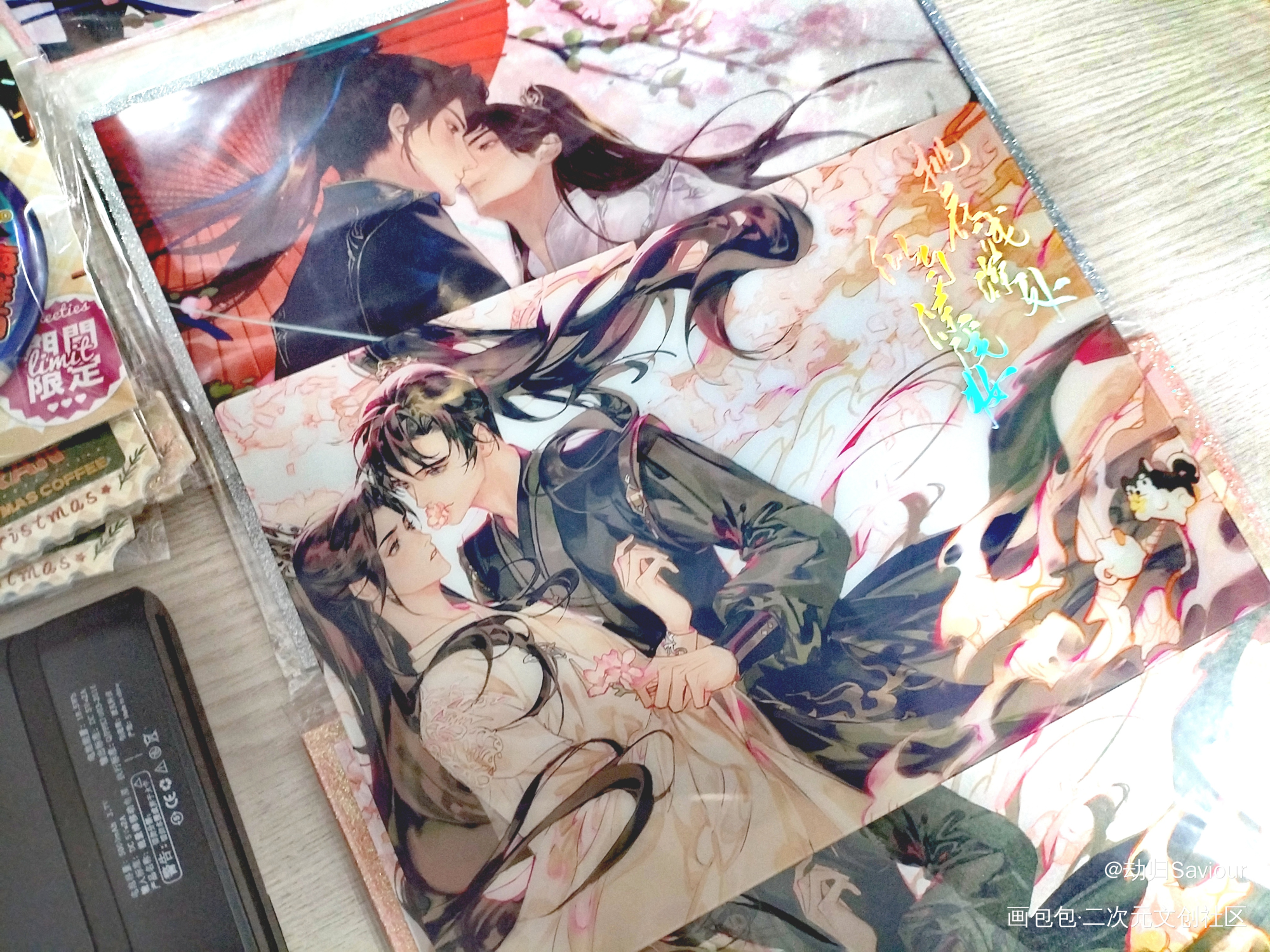 【二哈和他的白猫师尊】燃晚_二哈和他的白猫师尊燃晚墨燃楚晚宁绘画作品