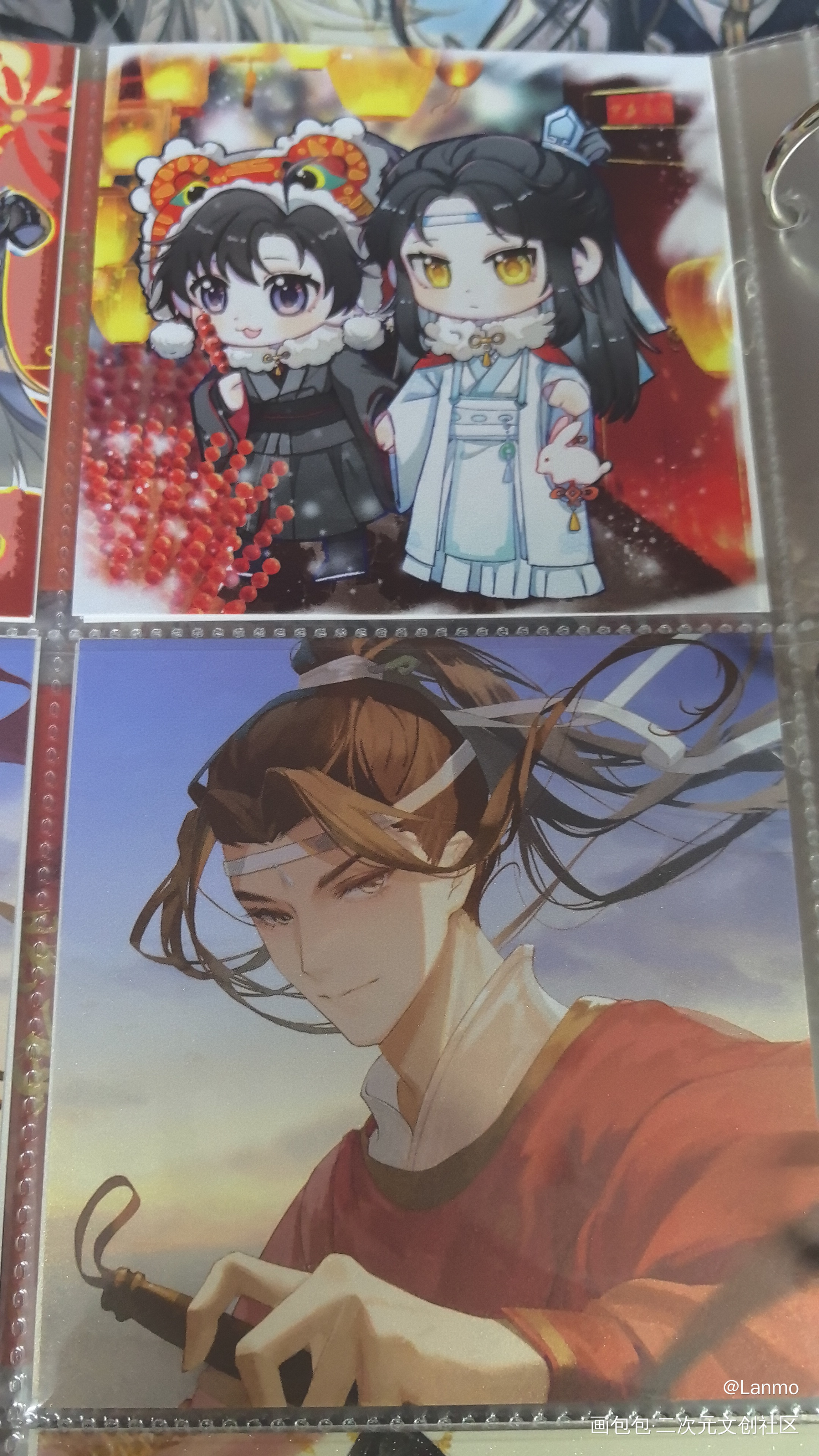 太可爱啦_魔道祖师授权返图蓝忘机魏无羡绘画作品