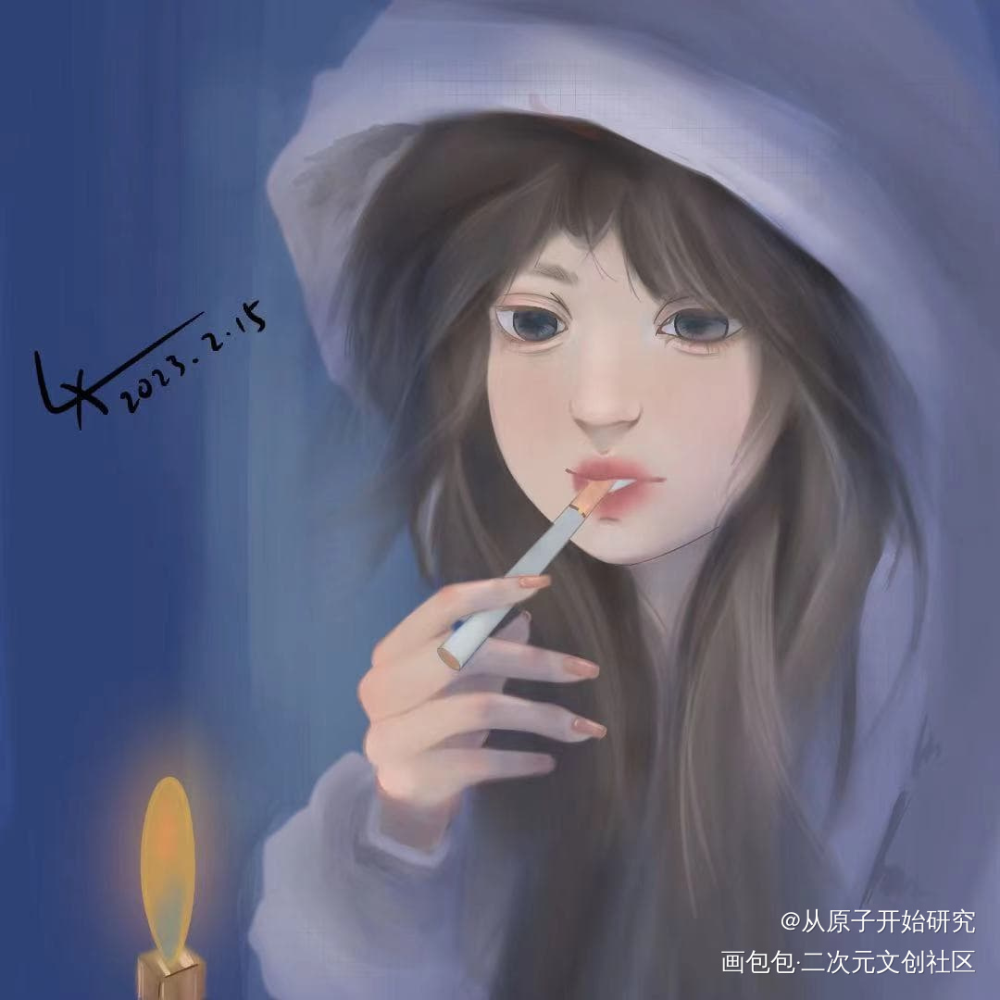 水一张_摸鱼页绘画作品