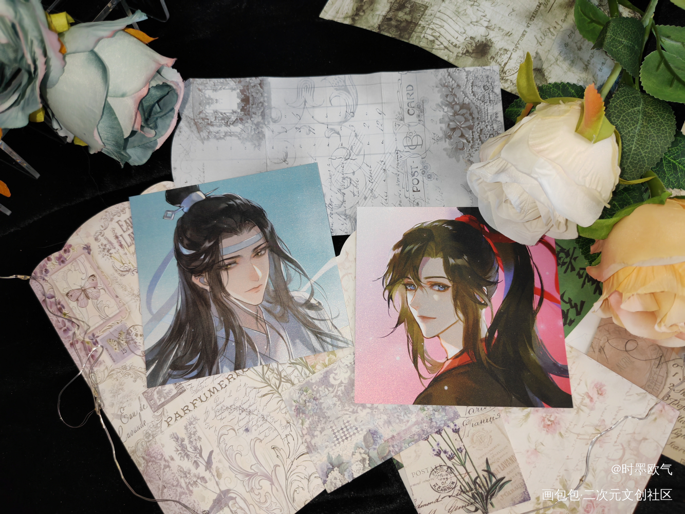 _魔道祖师站外返图蓝忘机·魔道祖师魏无羡·魔道祖师绘画作品