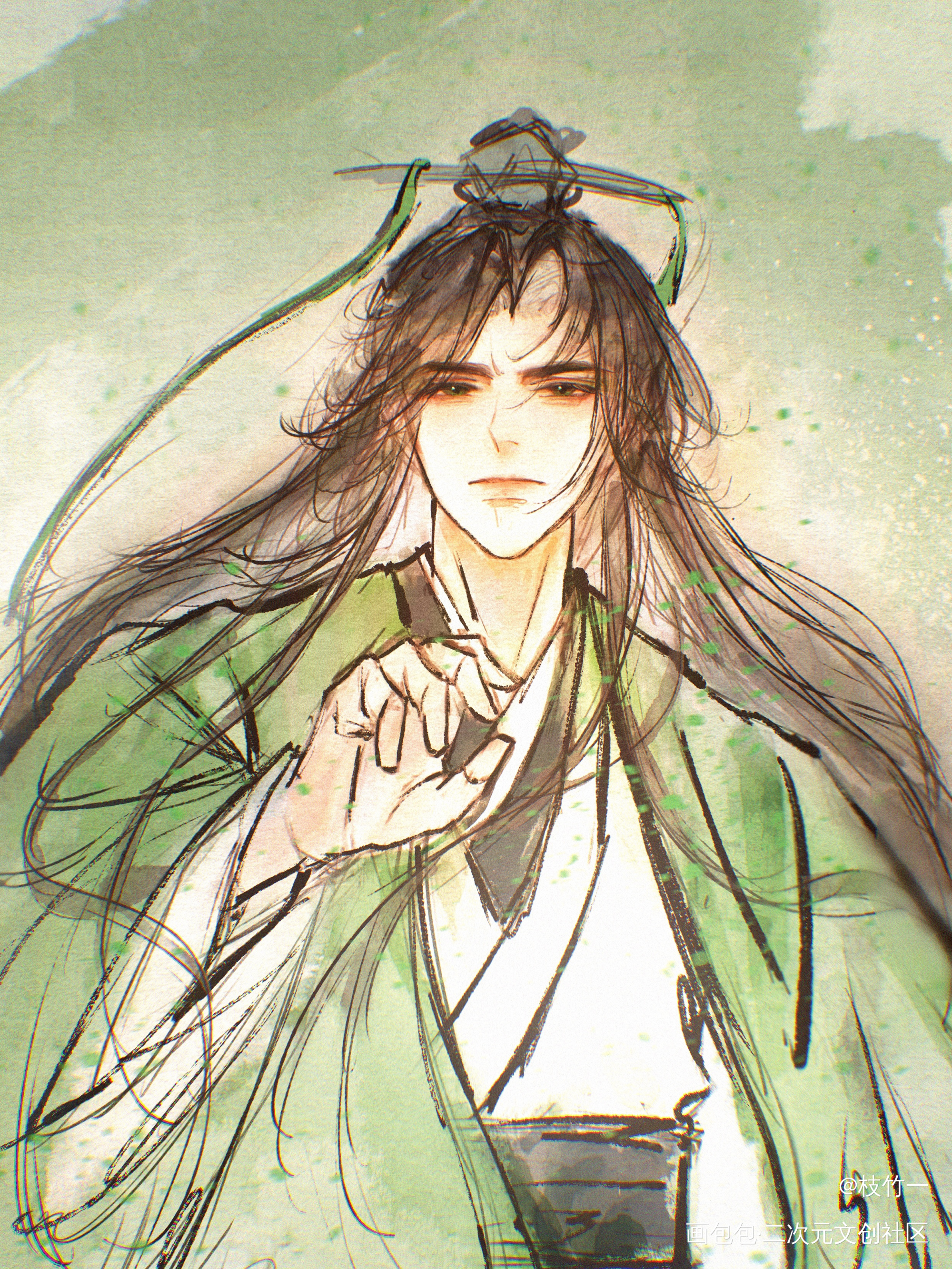 可惜冰妹没有上帝视角_人渣反派自救系统沈清秋渣反绘画绘画作品