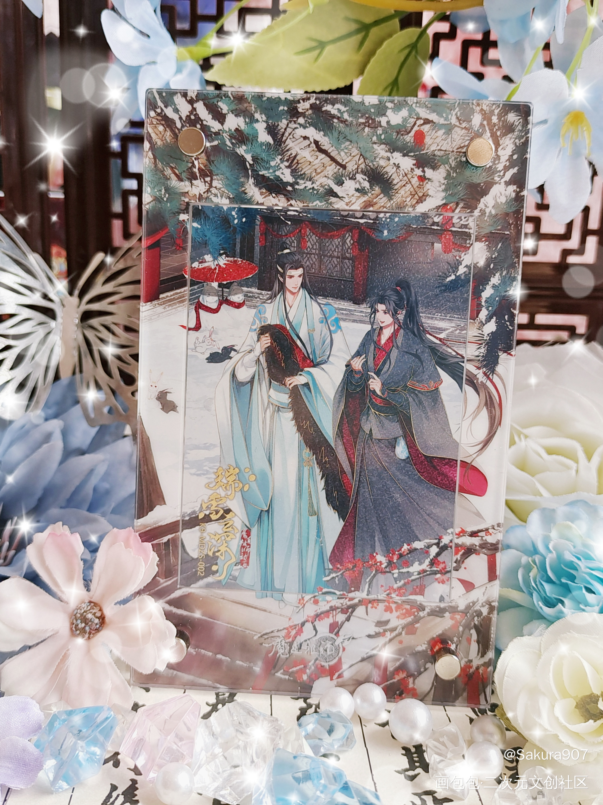 _魔道祖师谷美分享蓝忘机魏无羡绘画作品