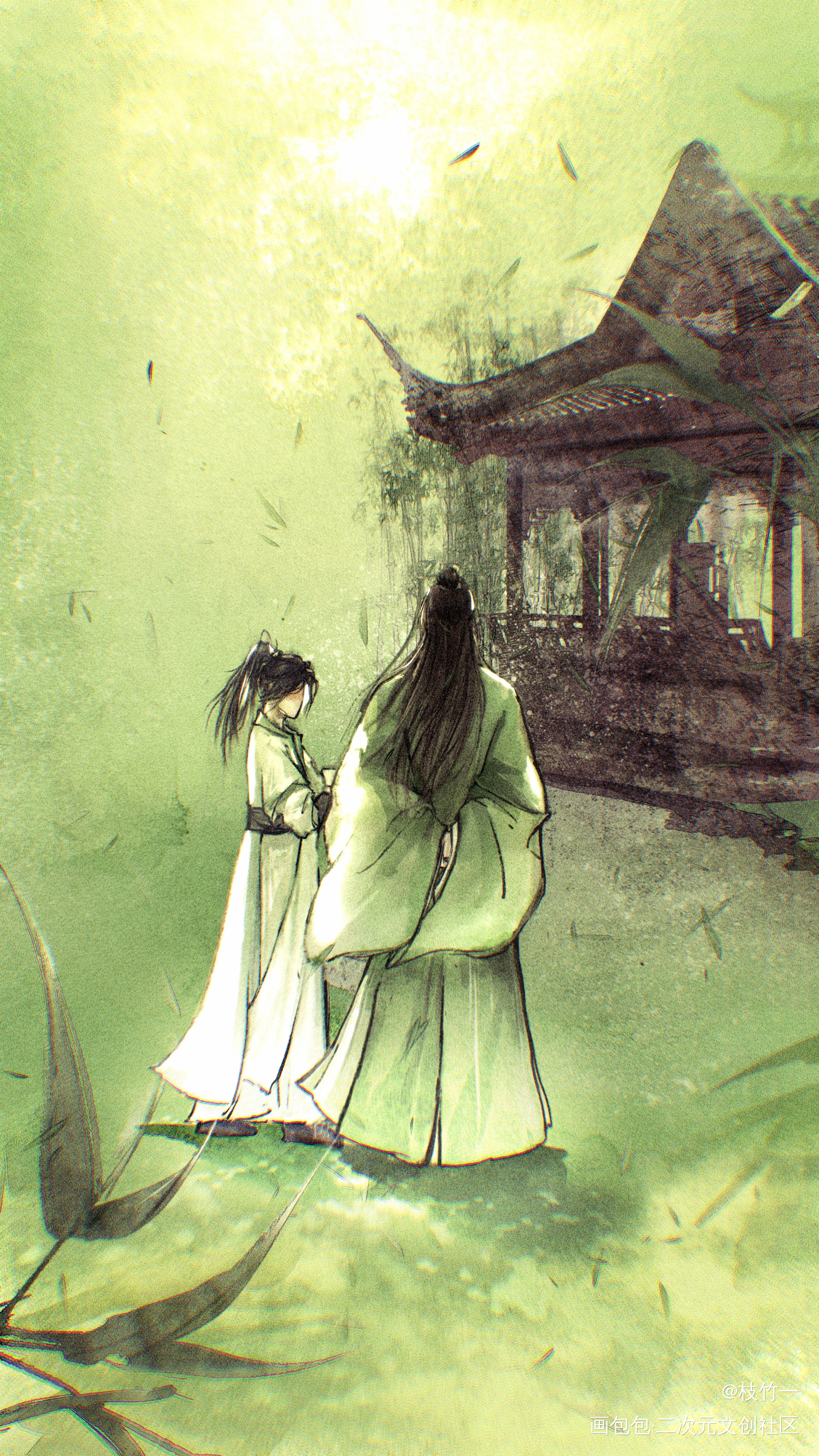 当时只道是寻常_人渣反派自救系统洛冰河·人渣反派自救系统沈清秋·人渣反派自救系统绘画绘画作品