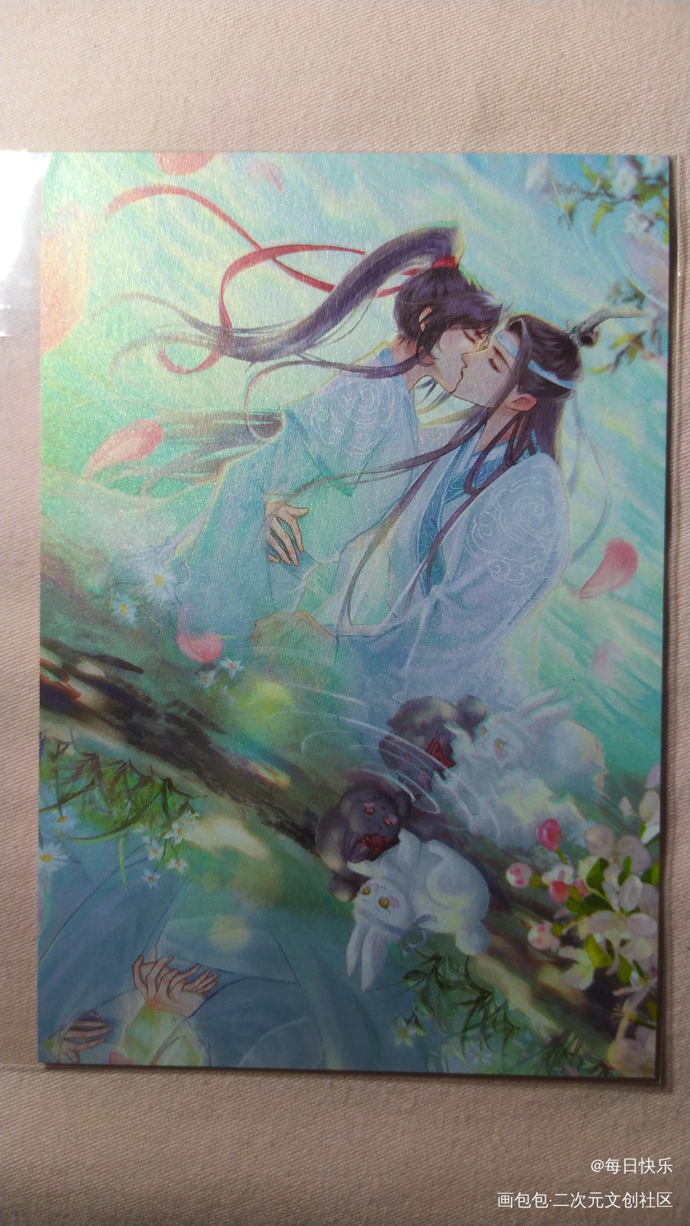 _魔道祖师高质量美谷授权返图日常碎碎念蓝忘机·魔道祖师魏无羡·魔道祖师绘画作品
